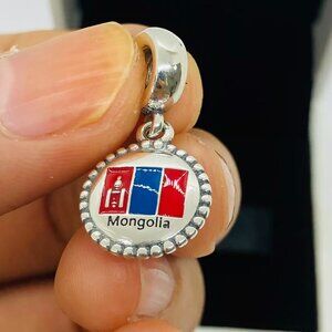 ✨🔥Pandora Flag of Mongolia Exclusive Dangle charm